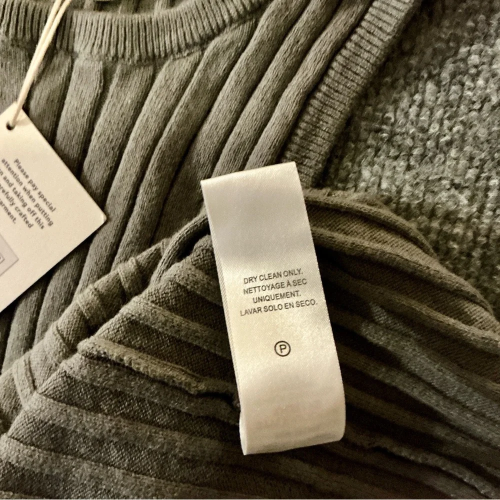 Splendid Olive Ribbed Tank Top - Picture 7 of 12